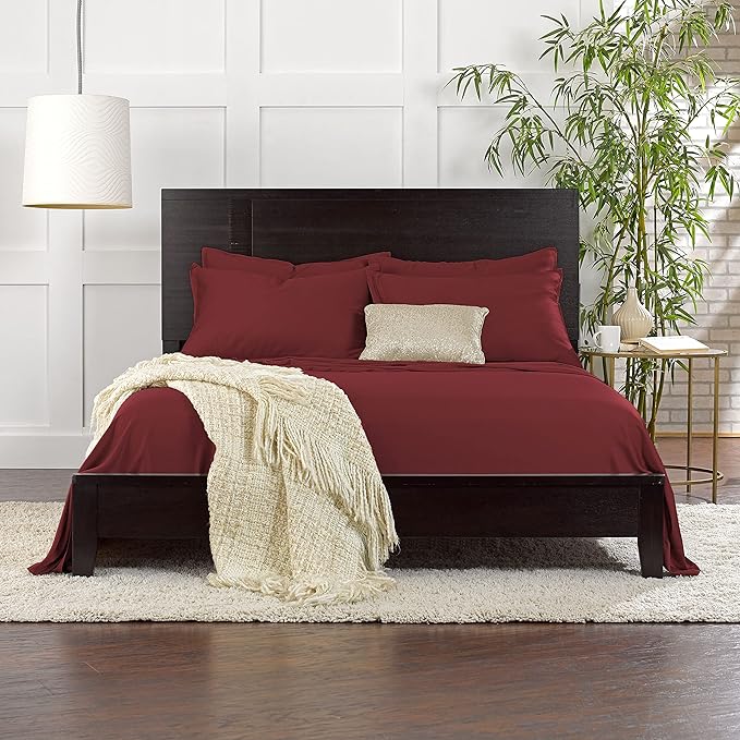 Pure Bamboo Queen Sheets, Genuine 100% Organic Viscose Derived from Bamboo Bed - Image 7