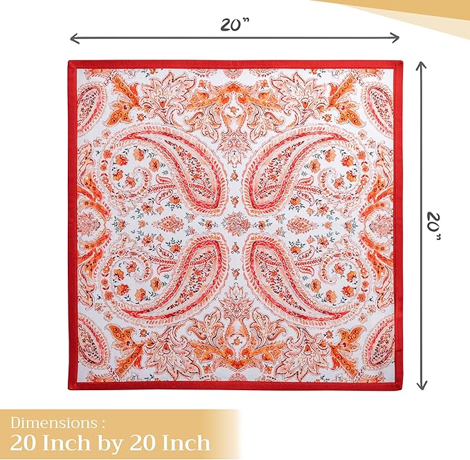 Maison d' Hermine Cloth Napkins Set of 4 100% Cotton - Image 4