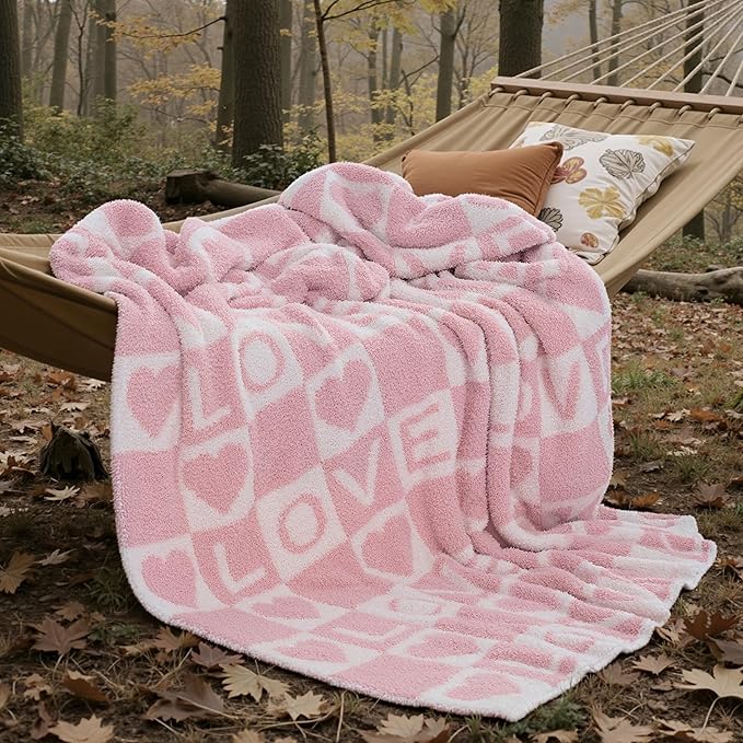Joiedomi Throw Blanket for Couch Bed Sofa, Knitted Blankets Gifts for - Image 4