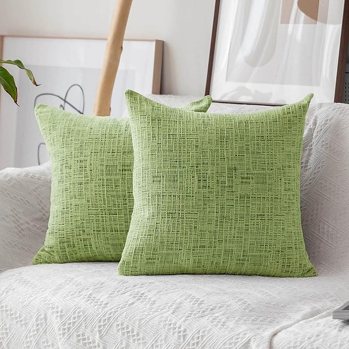 Home Brilliant Euro Shams Spring Pillow Covers 26 x 26 Large Chenille Velvet by HomeBrilliant