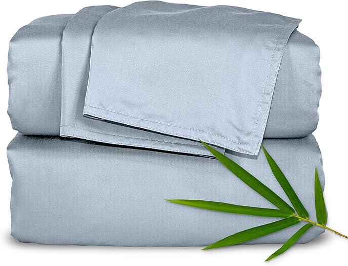 Pure Bamboo Twin Sheets, Genuine 100% Organic Viscose Derived from Bamboo Bed by PureBamboo