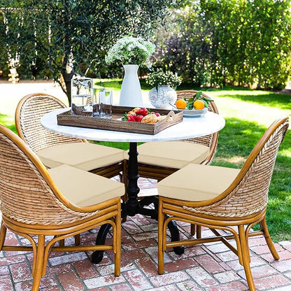 Outdoor Chair Cushions Set of 4 Waterproof Patio Chair Cushions - Image 6