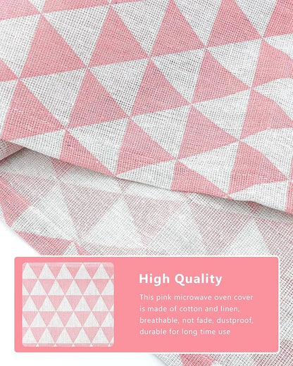 Microwave Oven Cover Dustproof Cotton Machine Protector Decorative Kitchen - Image 4
