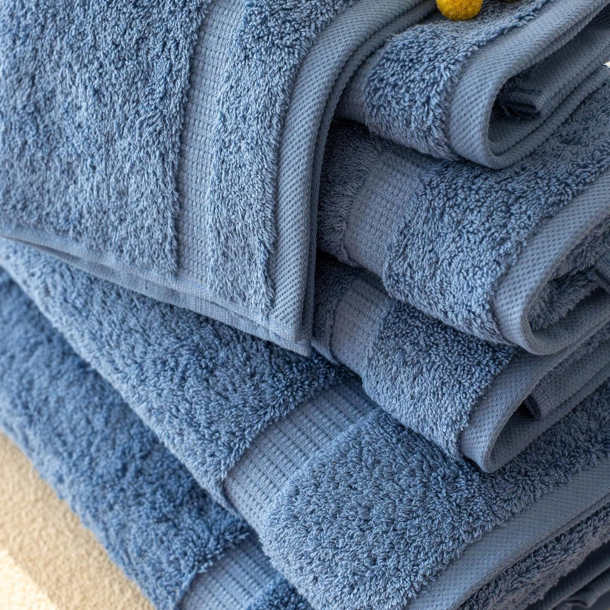 salbakos 100% turkish cotton bathroom towel set of showing dimensions