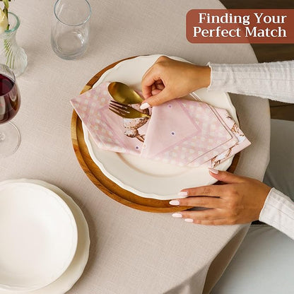 Maison d' Hermine Cloth Napkins Set of 4 100% Cotton Soft & Durable Everyday - Image 5