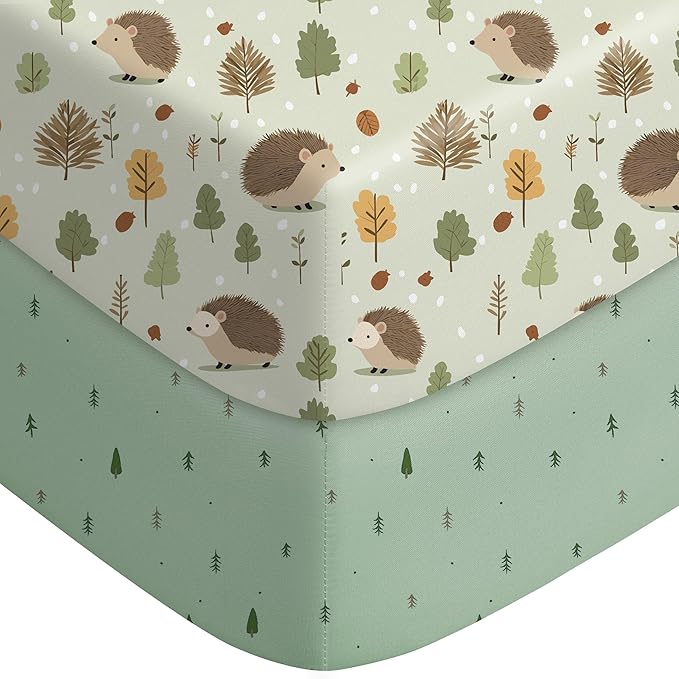 Pack and Play Sheets Fitted, Mini Crib Sheets 2-Pack by Unknown