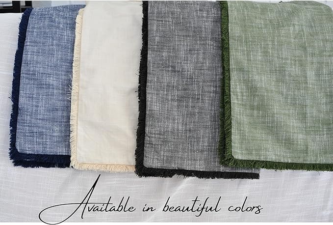 18×18 Grey Textured Cotton Throw Pillow Covers - Image 7