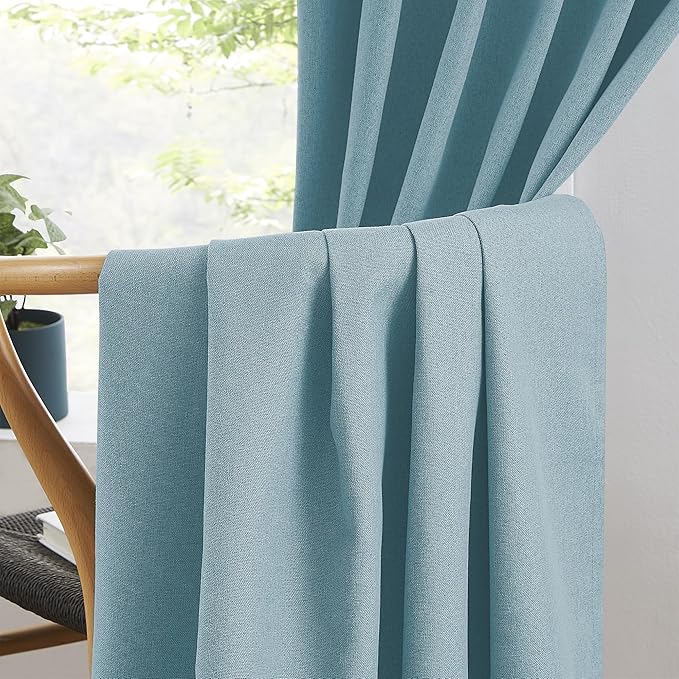 KEQIAOSUOCAI Extra Long 120 Inch Full Blackout Curtains - Image 5