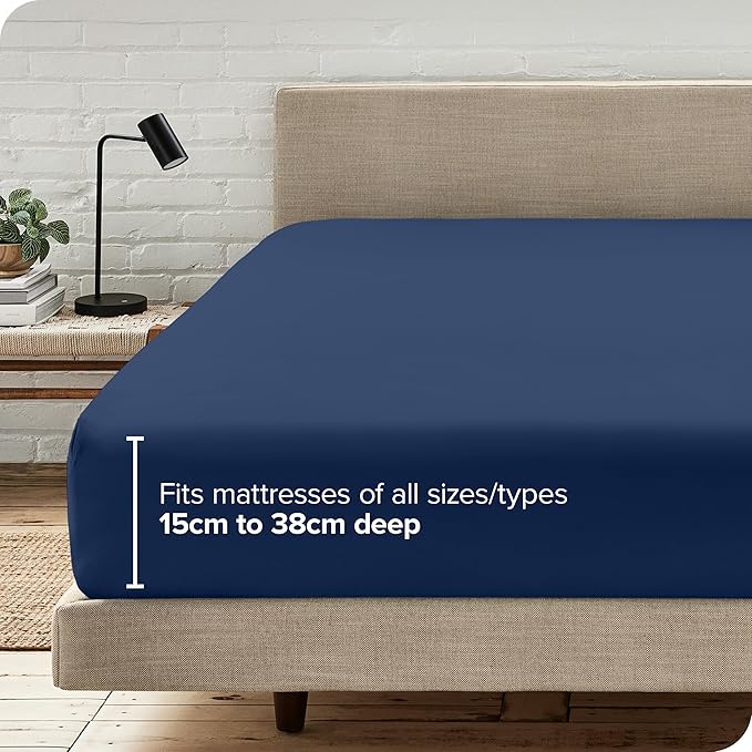 Bare Home Fitted Bottom Sheet King Size - Image 6