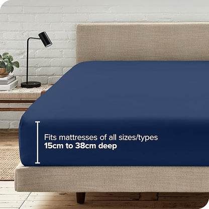 Bare Home Fitted Bottom Sheet King Size - Image 6