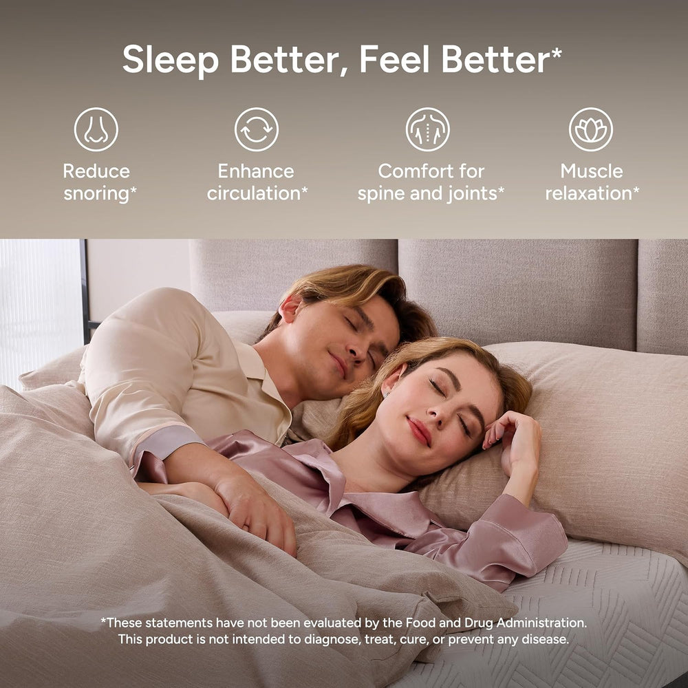 SFE Full Size Adjustable Bed Frame - Zero Clearance Smart Frame, Electric Mas...