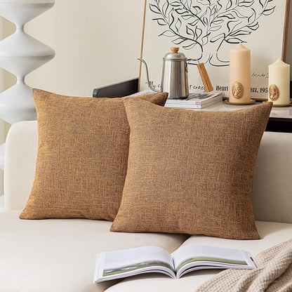 Kevin Textile Set of 2 Decorative Throw Cushion Covers Farmhouse Cushion Case by KevinTextile
