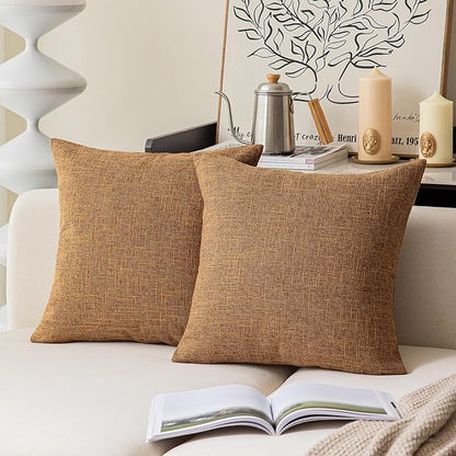 Kevin Textile Decorative Throw Cushion Covers Farmhouse Cushion Case Indoor by KevinTextile