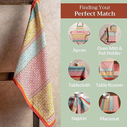 Maison d' Hermine Kitchen Towels Set of 3 100% Cotton 27.50" x 20" Reusable - Image 5