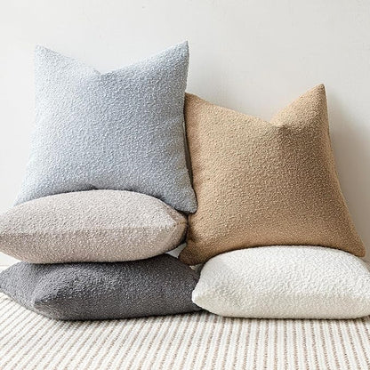 Foindtower Set of 2, Decorative Textured Boucle Throw Pillow Covers Accent - Image 6