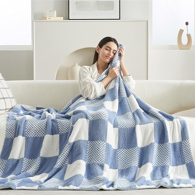 Snuggle Sac Checkered Blanket, 60x80 inches - Image 5