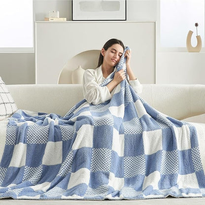 Snuggle Sac Checkered Blanket, 60x80 inches - Image 5