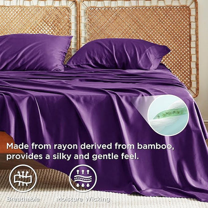 Bedsure King Size Sheets Set, Cooling Sheets - Image 3