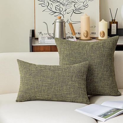Kevin Textile Cotton Linen Soft Decorative Square Throw Pillow Covers Cushion - Image 4