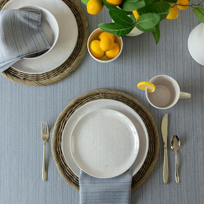 Benson Mills Cameron Textured Fabric Table Cloth, - Image 2