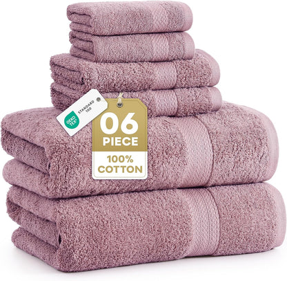 lane linen large bath towel set absorbent quick, main product view