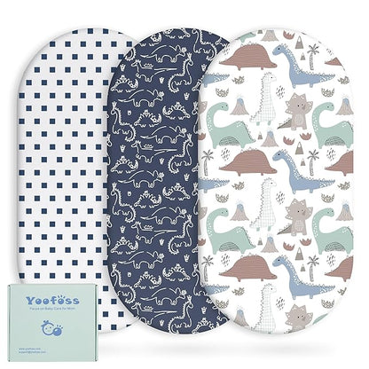 Yoofoss Bassinet Sheets for Baby, Baby Delight, Angelbliss, Soft Breathable by YOOFOSS