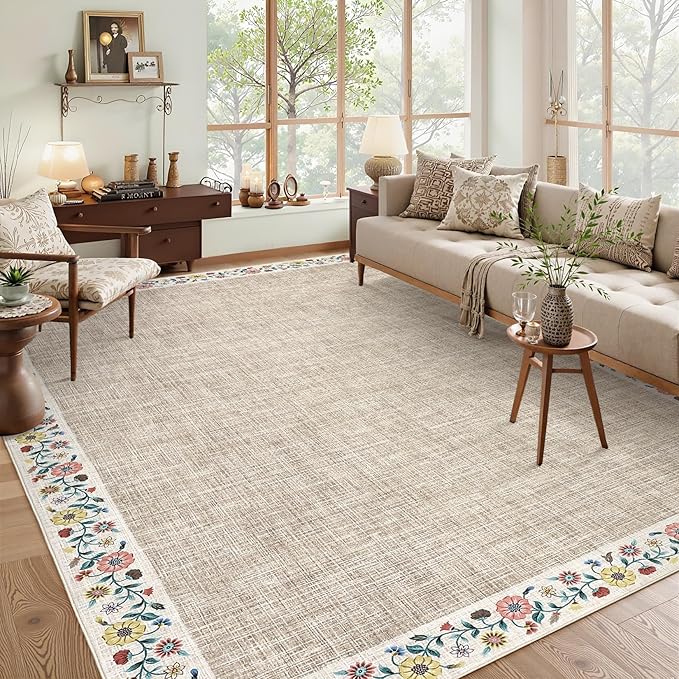 GarveeHome 10x13 Machine Washable Rugs by GarveeHome
