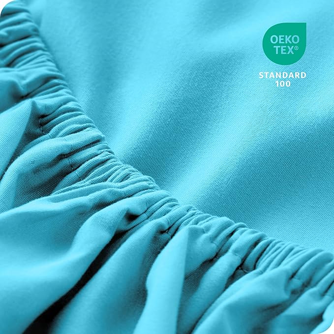 Bare Home 2-Pack Fitted Bottom Sheets Split King - Image 5