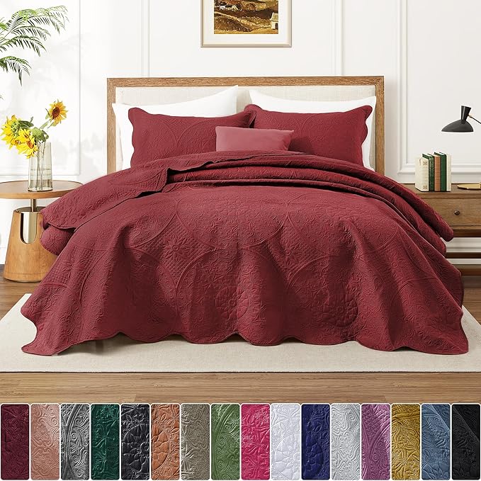 IR Imperial Rooms Twin Quilt Bedding Set Size + 1 Pillow Shams - Image 3