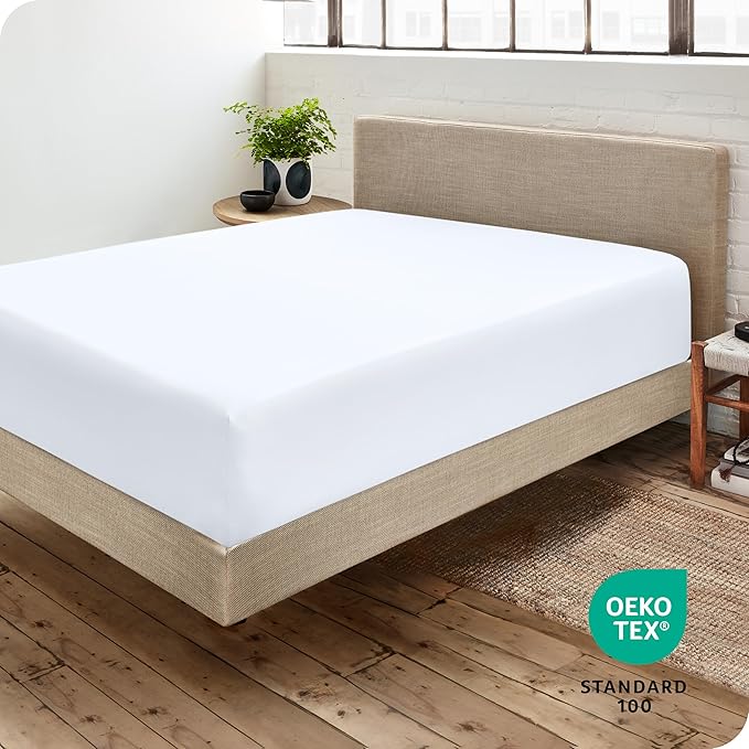 Bare Home Fitted Bottom Sheet Split Queen Size - Image 5
