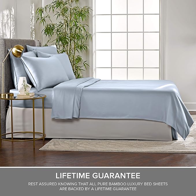 Pure Bamboo Split King Sheets, Genuine 100% Organic Viscose Derived from Bamboo - Image 4