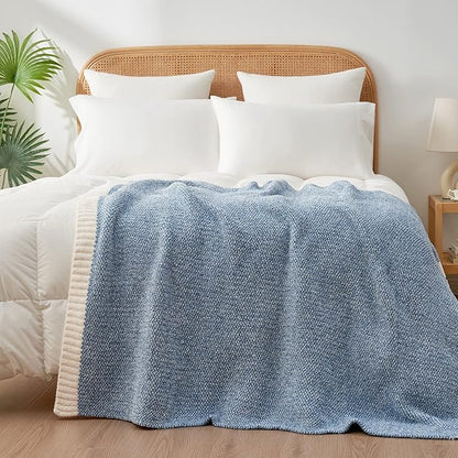 Snuggle Sac Blue Throw Blankets - Image 8