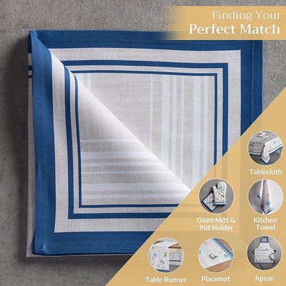 Maison d' Hermine Cloth Napkins Set of 4 100% Cotton Everyday Reusable Square - Image 5