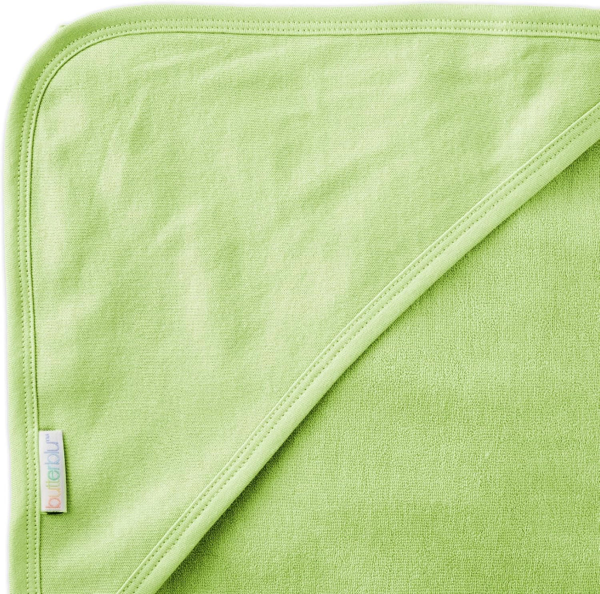 butterblu harper - 100% organic cotton hooded towels on a desk or shelf
