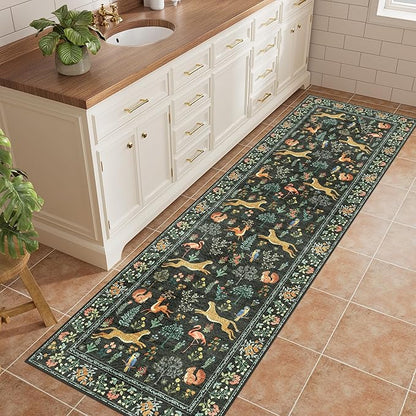 DUKINO 2x10 Rug for Hallway, Washable Kitchen Runner Rug - Image 2