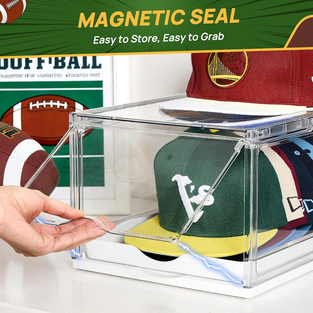 Vtopmart 2 Pack Stackable Baseball Caps Organizer, Each Holds 12 Hats