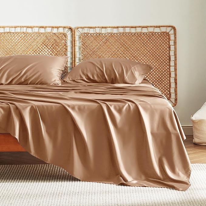 Bedsure California King Sheet Sets, Cooling Sheets by BEDSURE