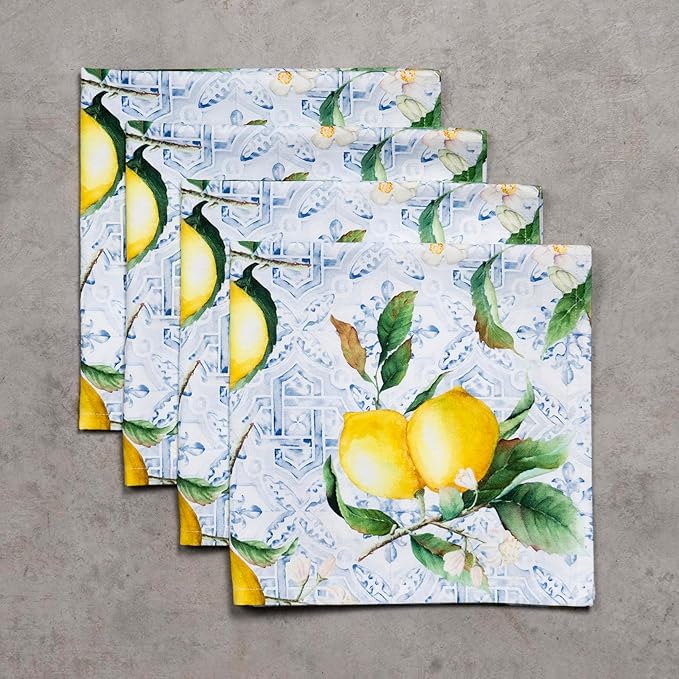 Maison d' Hermine Cloth Napkins Set of 4 100% Cotton Everyday Reusable Square - Image 9