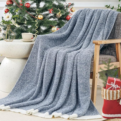 NEXHOME PRO Super Soft Throw Blankets, Cozy Warm Blankets Knit Blanket - Image 8