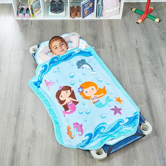EVERYDAY KIDS Cute Preschooler and Toddler Cot Nap Mat by EVERYDAYKIDS