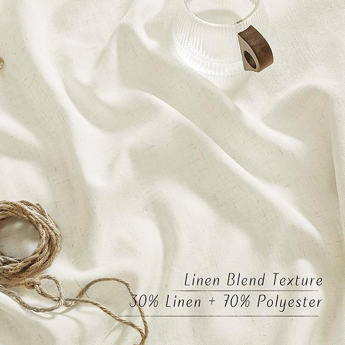 NICETOWN Thick Flax Linen Curtains - Image 4