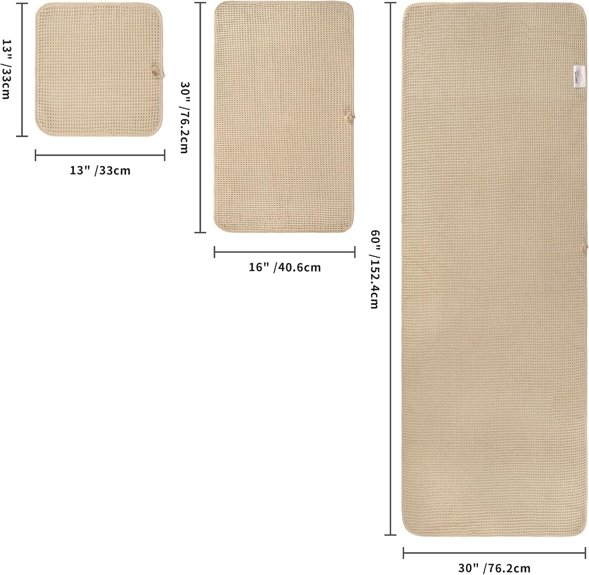 polyte 430 gsm poly blend microfiber quick dry shown in use