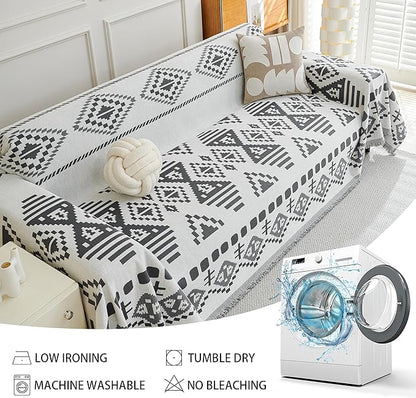 MEETSKY Boho Couch Cover Super Soft Couch Covers - Image 7