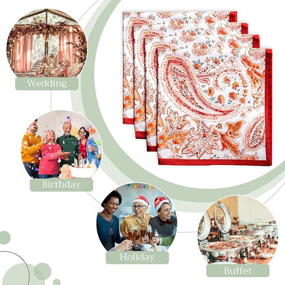 Maison d' Hermine Cloth Napkins Set of 4 100% Cotton - Image 6