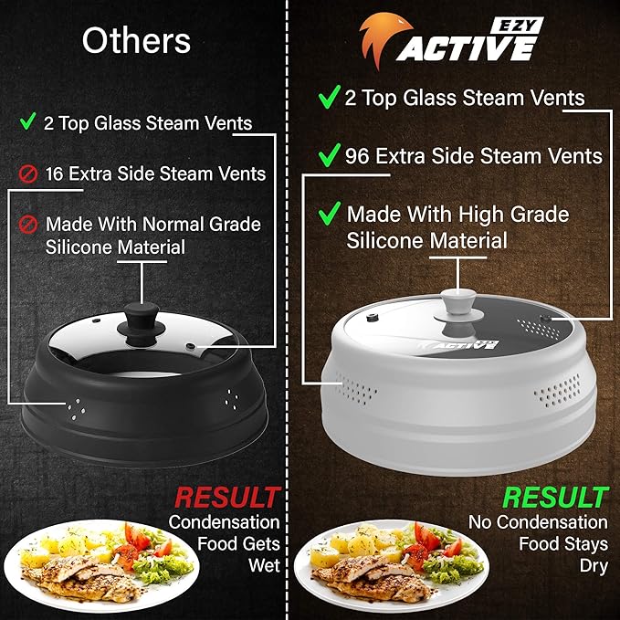 Collapsible Microwave Cover for Food - Image 6