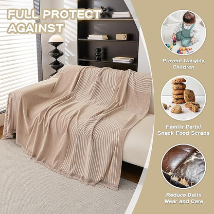 MEETSKY Couch Cover Sofa Cover Washable, Chenille Sofa Covers - Image 4