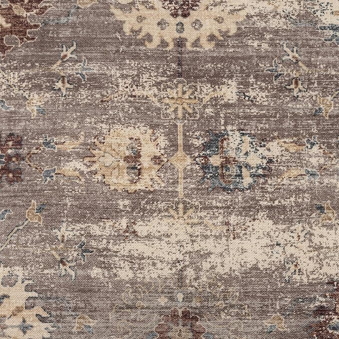 L. R. Resources, Inc. LR Home Vintage Floral Square Indoor Medium Pouf Ottoman - Image 6