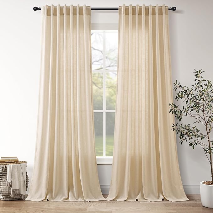 Extra Long Curtains 102 Inches Long by Nanspring