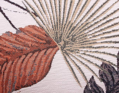 Yeiotsy Decorative Cushion Cover, Tropical Leaf Throw Pillow Cover Jacquard - Image 5