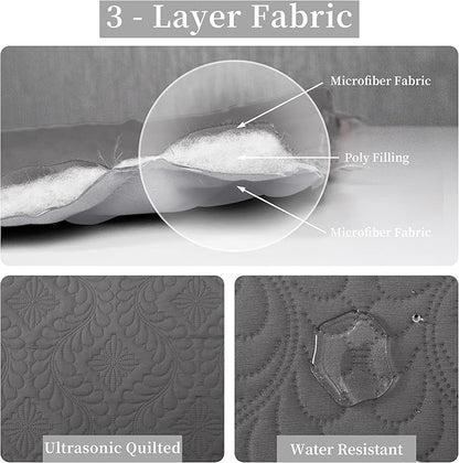 Easy-Going Twin Size Reversible Quilt Set - Image 5